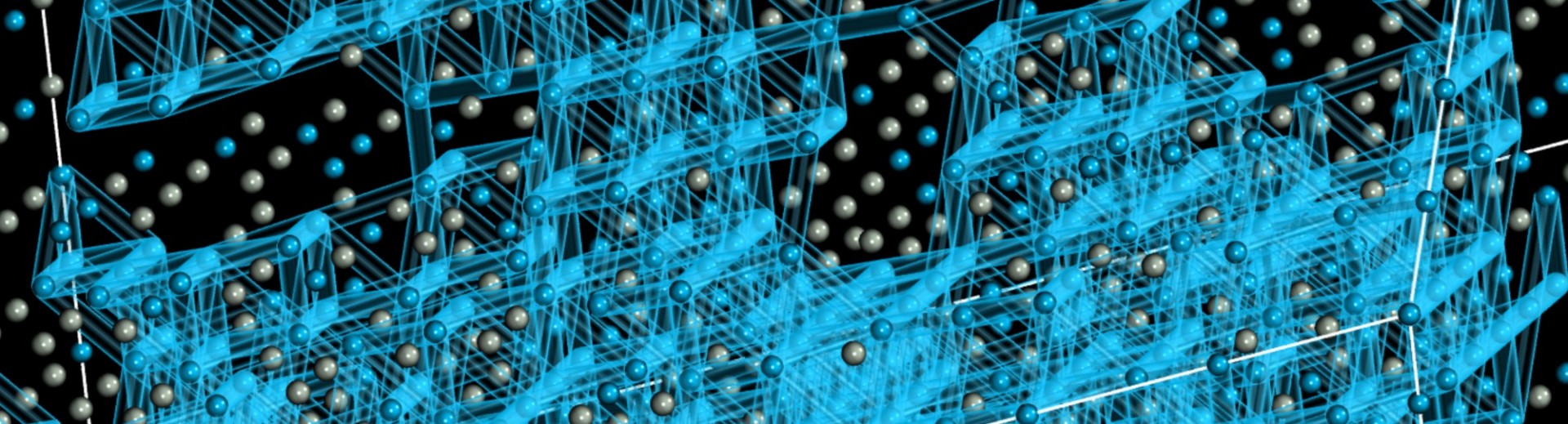 Image of a percolating network of ionic diffusion pathways
